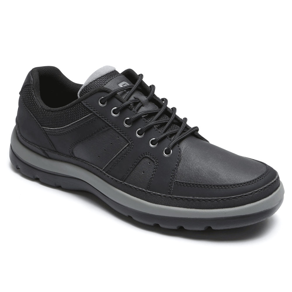 Zapatillas Rockport Hombre Mexico - Get Your Kicks Mudguard Blucher Negros - QNYIE7198